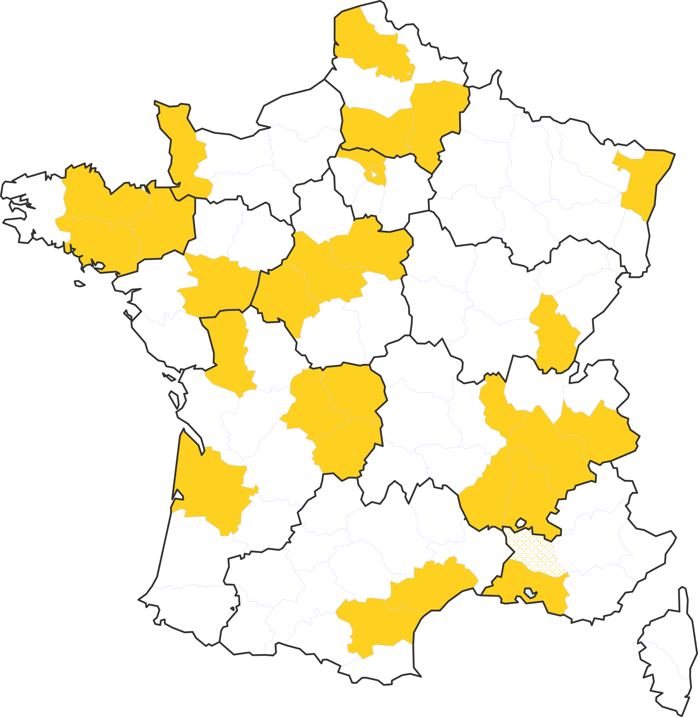 Carte TZEE Diffus Janvier 2025