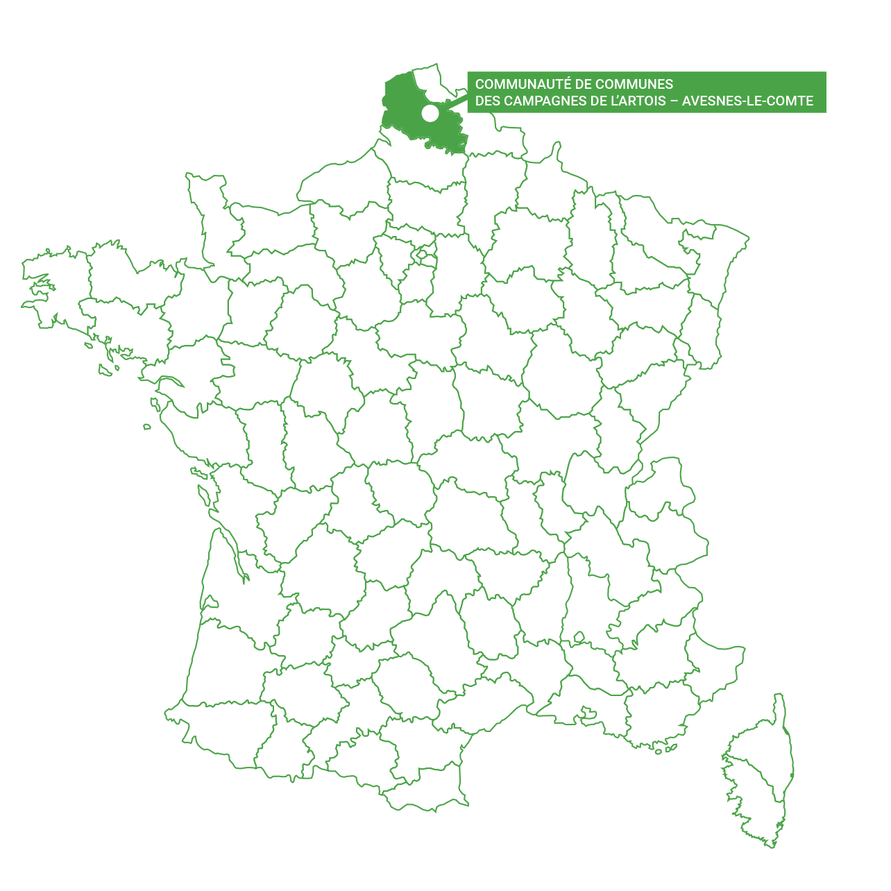 Carte de l'Artois