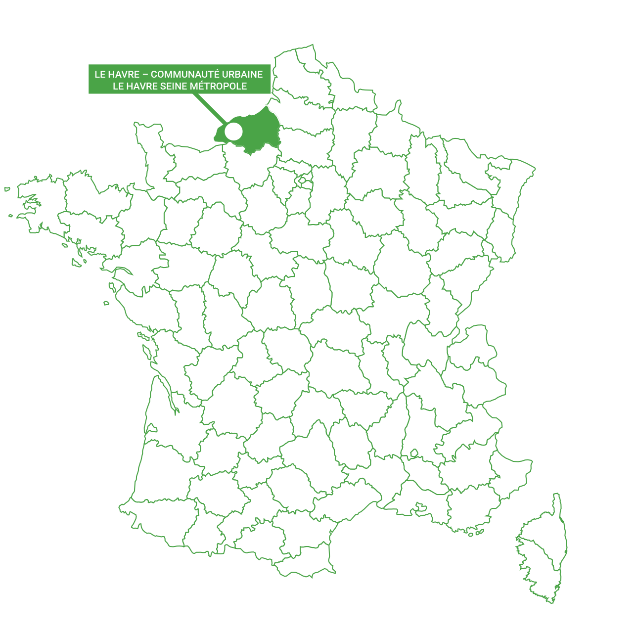 Carte du Havre