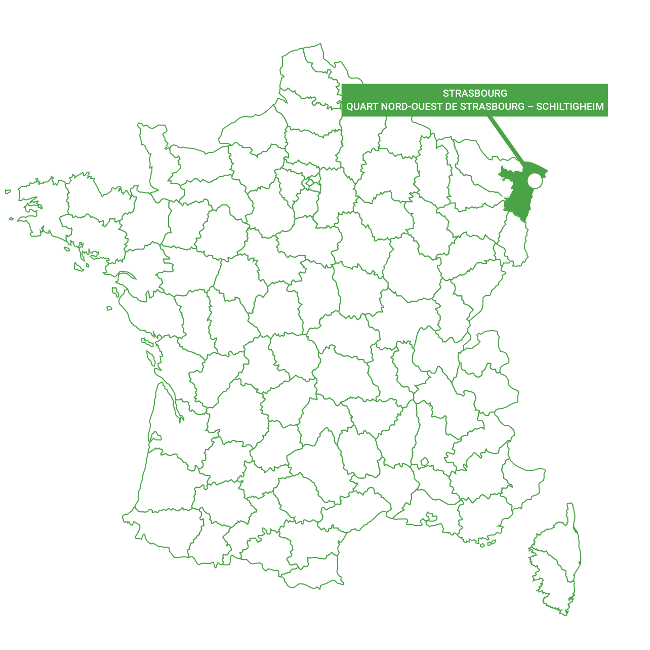 Carte de Strasbourg