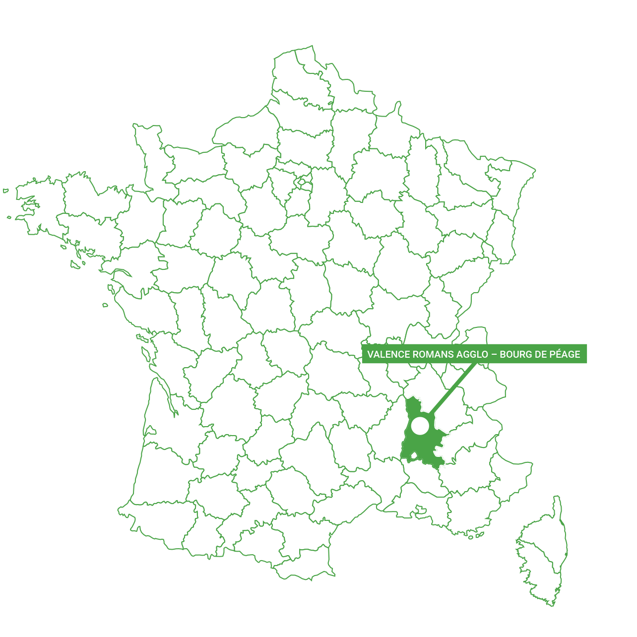 Carte DE Valence