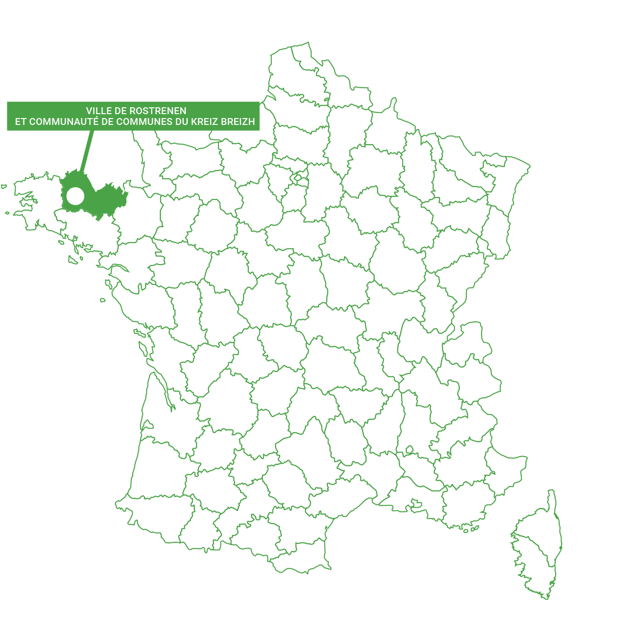 Carte de Kreiz Breizh